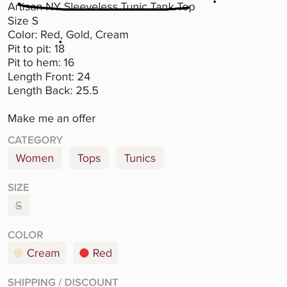 Artisan NY top - Picture 4 of 4